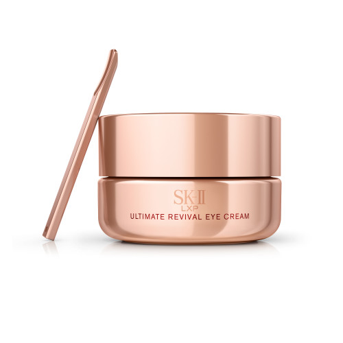 SK-II's best under-eye night cream, LXP Ultimate Revival Eye Cream hydrates & nourishes for maximum firmness & radiance